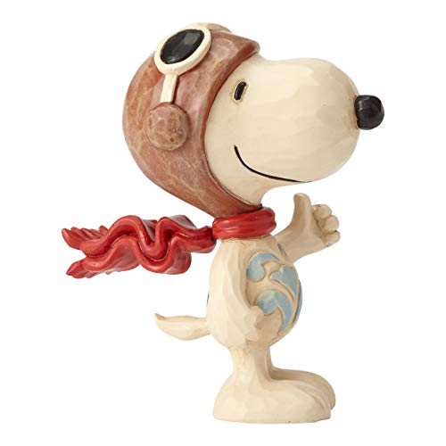 Enesco Peanuts By Jim Shore Snoopy Flying Ace Mini Figurine