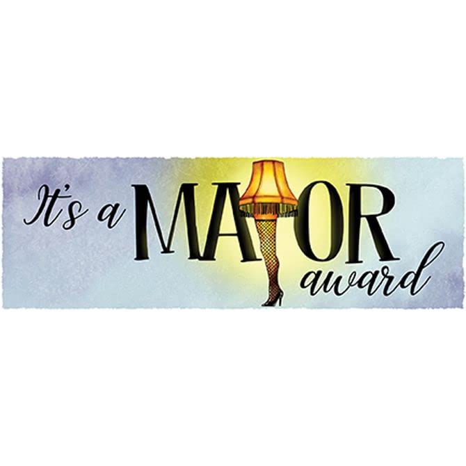 Carson Home Accents Major Award Magnet Message Bar Sign, 6-inch Width