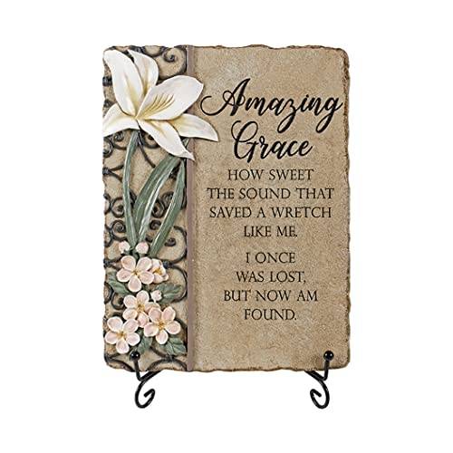 Carson Home Memorial Marker Garden Outdoor Decor (Amazing Grace)