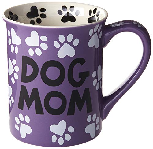 Enesco Our Name is Mud Dog Mom, 16 oz. Stoneware Mug, 16 Ounces, Multi Color