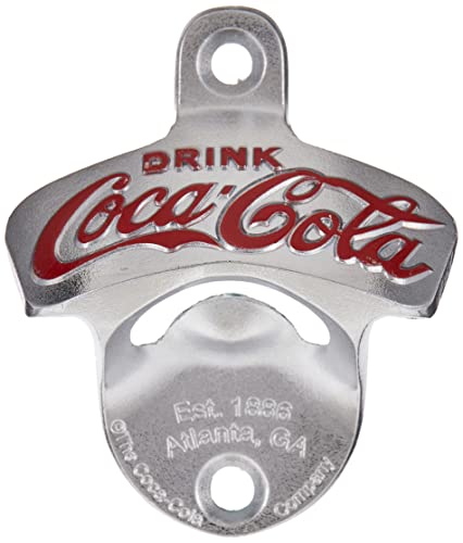 TableCraft Coca-Cola Wall Mount Bottle Opener (CC341)