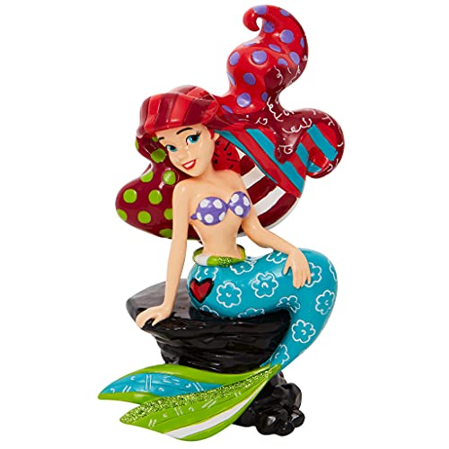 Enesco Disney Britto Ariel on Rock Figurine