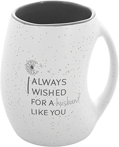 Pavilion - I Always Wished For A Husband Like You 16 ounce Large Coffee Cup - Hand Warmer Coffee Mug, Huggable Hand Warming Mug, Gift For Husband From Wife, 1 Count (Pack of 1) 3.75‚Äö√Ñ√π x 3.75‚Äö√Ñ√π