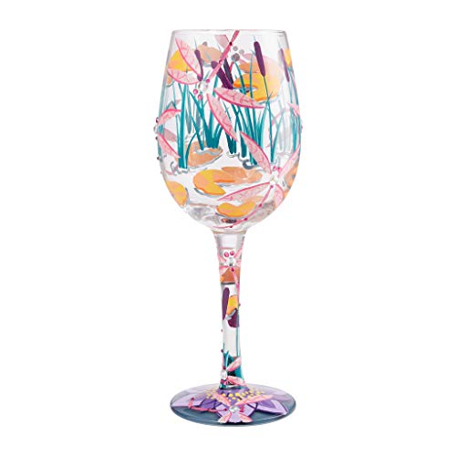Enesco Lolita Dragonfly Magic Wine Glass