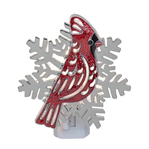 Ganz CX177127 Cardinal & Snowflake Night Light