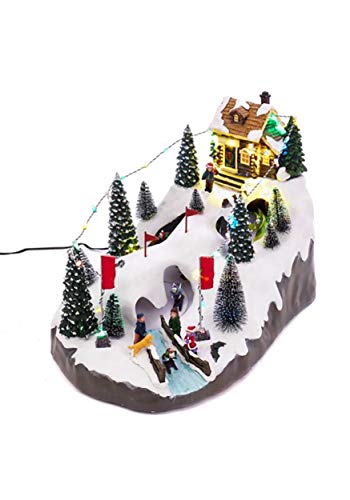 Kurt Adler Christmas Skiing Village LED Standard