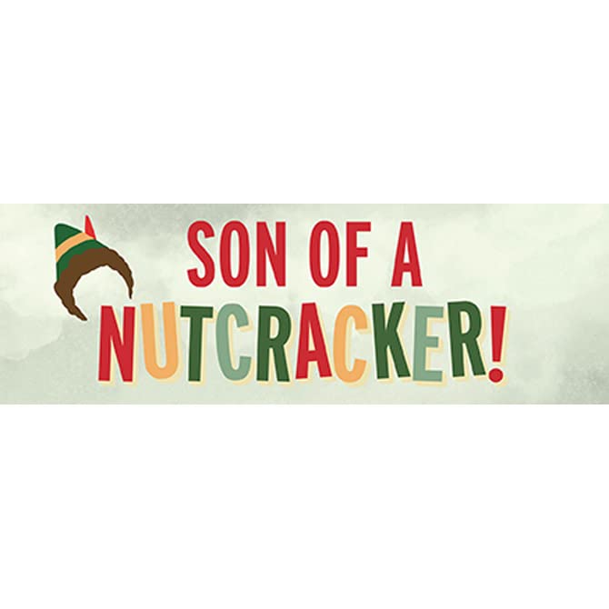 Carson Home Accents Son of A Nutcracker Christmas Magnet Message Bar Sign, 6-inch Width