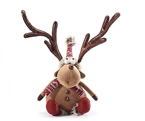Giftcraft 667704 Christmas Reindeer D√©cor, 19.69 inch, Polyester
