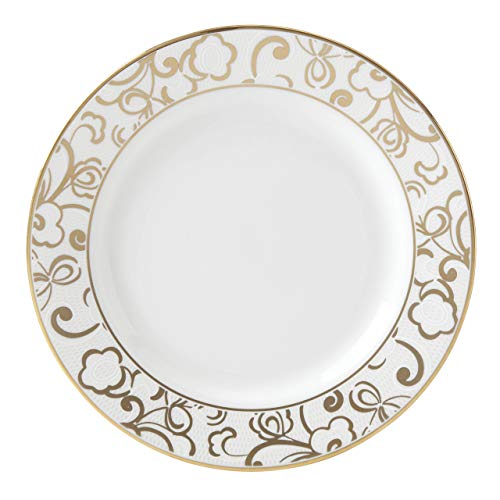 Lenox Venetian Lace Gold Bread Plate, 0.40 LB, Metallic