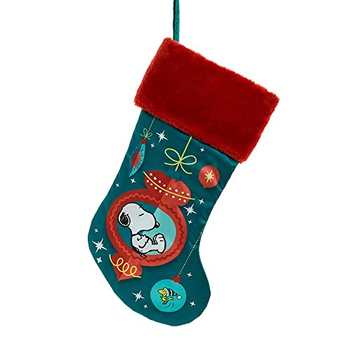 Kurt Adler Peanuts Snoopy with Ornaments Stocking