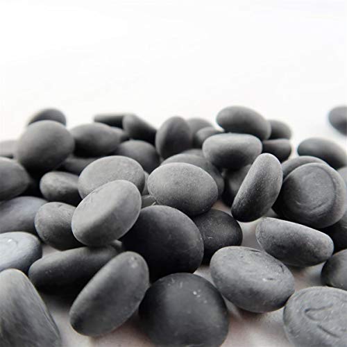 Glass Gaming Stones Chessex Black Opal Frosted (40)