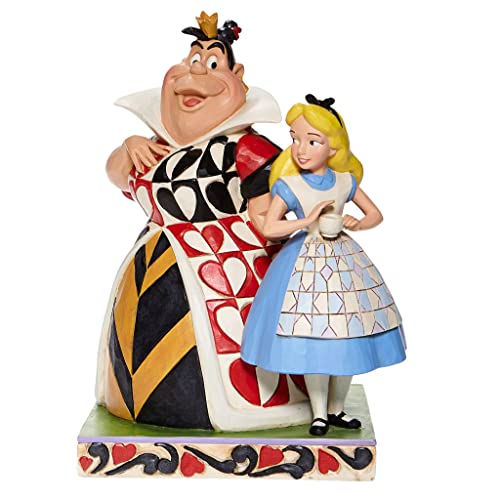 Enesco Jim Shore Alice & Queen of Hearts Disney Traditions
