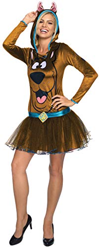 Rubie's Costume Co Women's Scooby Doo Hooded Costume Dress, Brown, X-Small