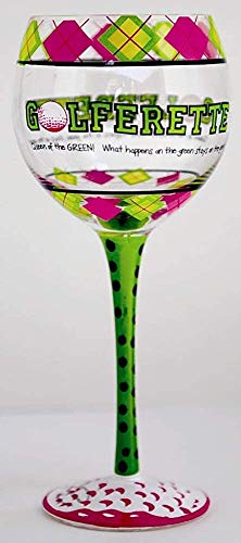 Peking Handicraft 88SWZ103WG5 Wine Glasses, 8-inch Height (Golferett)