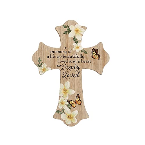 Carson 11867 Deeply Loved Wall Cross, 10.5-inchheight, Wood