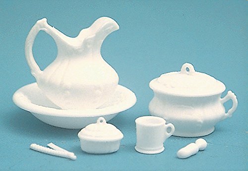 Aztec Imports Dollhouse Miniature Chrysnbon Chamber Pot Set Simple Kit