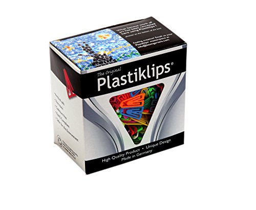 Baumgartens LP0200 Plastiklips Paper Clips, Small, Assorted Colors, 1,000/Box