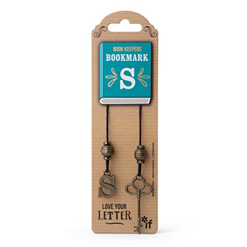 IF Book Keepers Personalised Bookmark - Letter S
