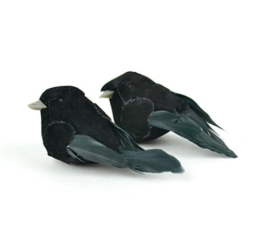 Midwest Design Touch of Nature 1.5" Mini Black Crows, 2pc