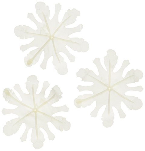 Beistle 15-Pack Winter Snowflakes for Parties, 3-1/2-Inch-4-1/2-Inch