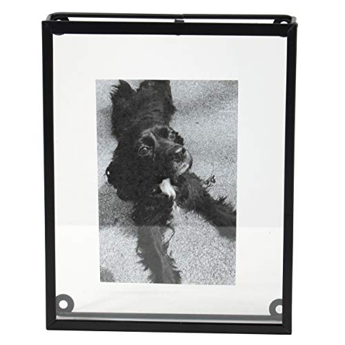 Foreside Home & Garden Black 4 x 6 inch Oversized Metal Decorative Picture Frame