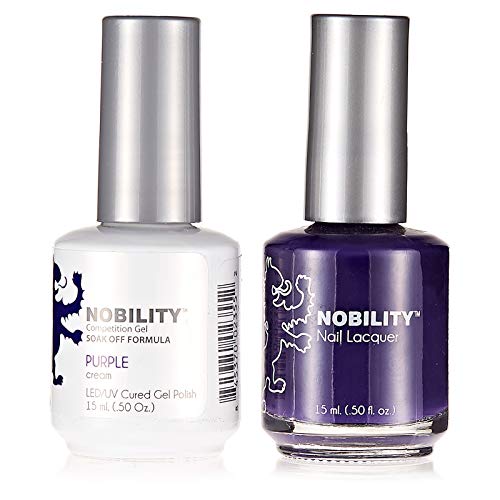 Lechat Nobility ‚Äì Gel Polish & Nail Lacquer Set - Collection 2-5oz (Purple NBCS037)