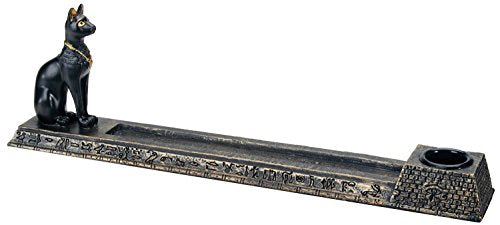 Pacific Trading Egyptian Bastet Incense Holder Egypt Cat Aroma Scent Collectible