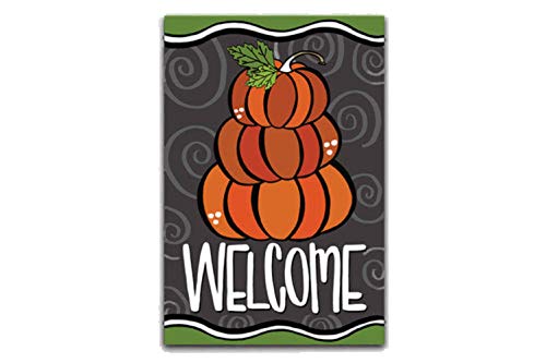 Magnolia Lane Fall Pumpkins Welcome Garden Flag 11177