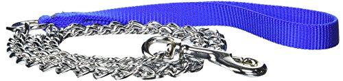 OmniPet Lead Heavy Duty Chain with Nylon Handle, Blue, 4&