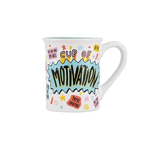 Enesco Our Name Is Mud Cup of Motivation Mug 16 oz, 4.53in H