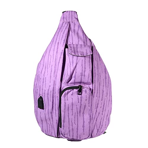 Calla Nupouch Rucksack Bag, Anti-Theft Crossbody Sling, Backpack, Purple Rain