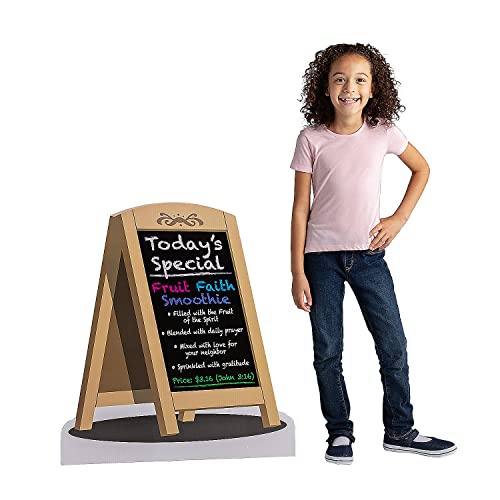 Fun Express Food Truck VBS Sandwich Board Stand-Up - Party Decor - 1 Piece