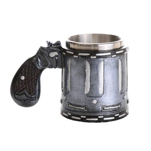 Pacific Trading Giftware Novelty Revolver Gun Coffee Mugs Gun Mugs Pistol Cup 11oz
