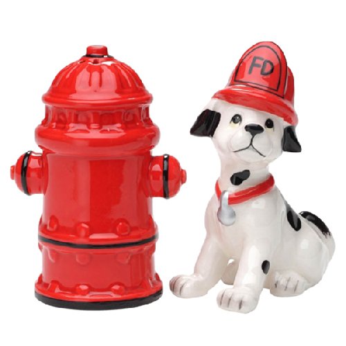 Cosmos Gifts Fire Fighter Salt and Pepper Set