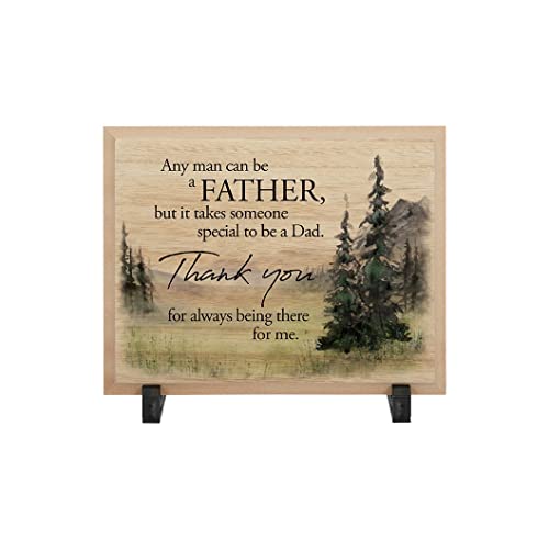 Carson Home Table Decor Plaque, 9-inch Length, Wood (Father)