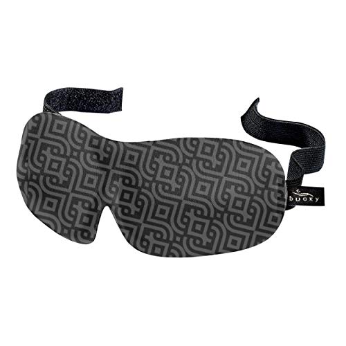 Bucky 40 Blinks No Pressure Printed Eye Mask for Travel & Sleep, Nouveau, One Size