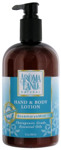 Aromaland Rosemary and Mint Hand and Body Lotion 12 oz