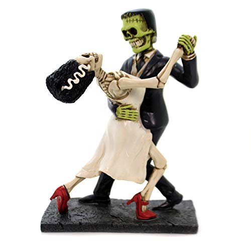 Pacific Trading YTC Frank and Bride Dancing Skull Figurine