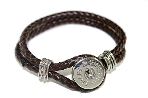 TGB Brands Ginger Snaps Brown Double Braided Bracelet