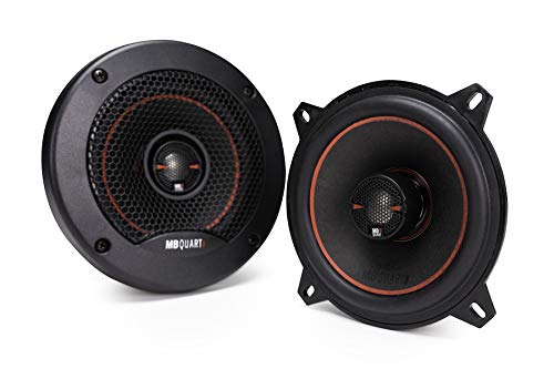 Maxxsonics MB Quart RK1-113 Reference Car Speakers (Black, Pair) ‚Äì 5.25 Inch Coaxial Speaker System, 200 Watt, 2-Way Car Audio, 4 OHMS (Grills Included)