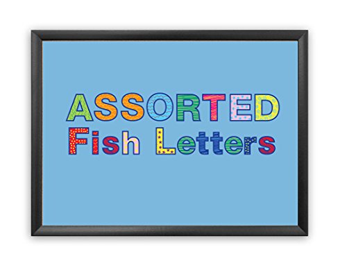 Hygloss Products Bulletin Board Letters and Numbers ‚Äì Punch Out Assorted Fish Design ¬†‚Äì 3 Inch, 350 Pieces