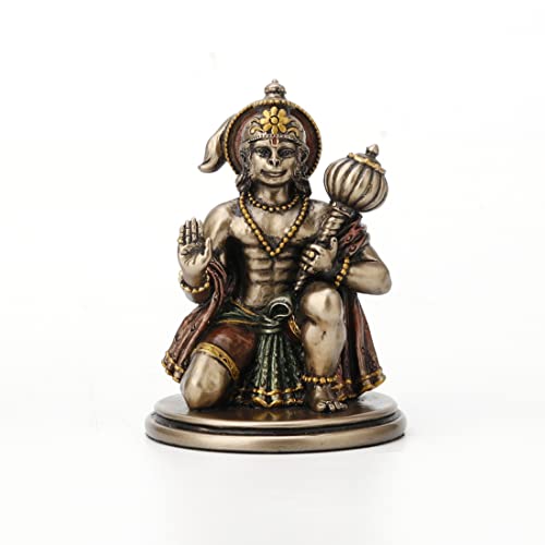 Unicorn Studio Veronese Design 3.25" Mini Hanuman Statue Hindu God of Strength Resin Figurine