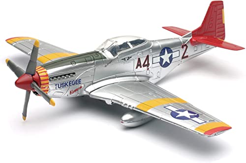 New Ray Toys World War II Replica Fighter Air Planes ClassicAircraft P-51D Red Tails 1:48