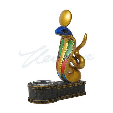 Unicorn Studios WU74351AA Egyptian Cobra Tea Light Holder