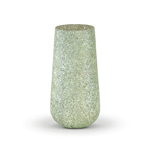 Park Hill Collection XCL10626 Anna Sparkle Glass Hurricane Candle Holder, Medium
