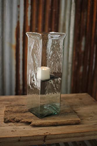 Kalalou CV2211 Square Candle Hurricane - Large 6X6X19