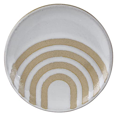 HomArt Rainbow Icon Tray, 4.50-inch Diameter, Ceramic