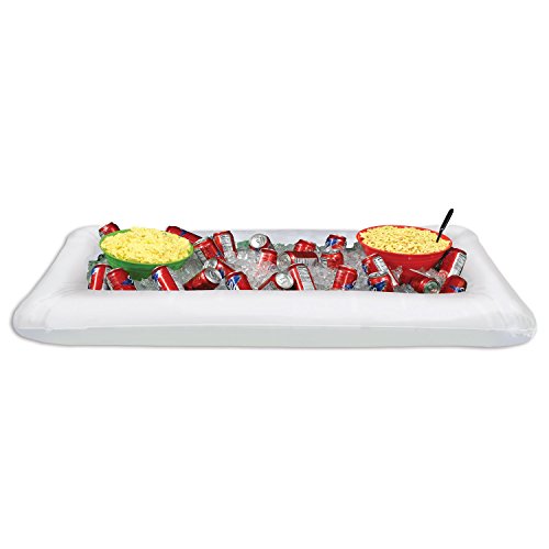 Beistle Inflatable Buffet Cooler, 28" x 4' 5.75", White