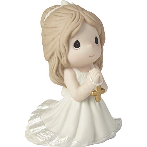 Precious Moments 202017 Remembrance of My First Communion Girl Bisque Porcelain Figurine, One Size, Multicolored