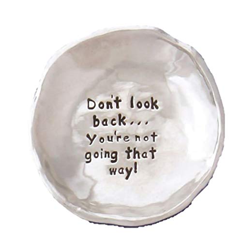 Basic Spirit Boxed Don't Look Back Large Charm Bowl, Home Decorative Bowls, Jewelry Trays, Jewelry Storage Display Organizer